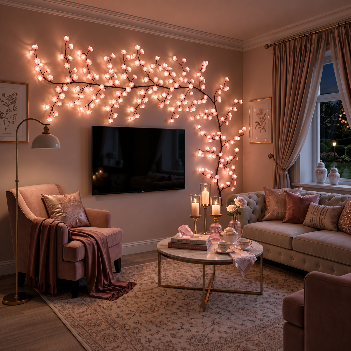 LED Cherry Blossom Lights