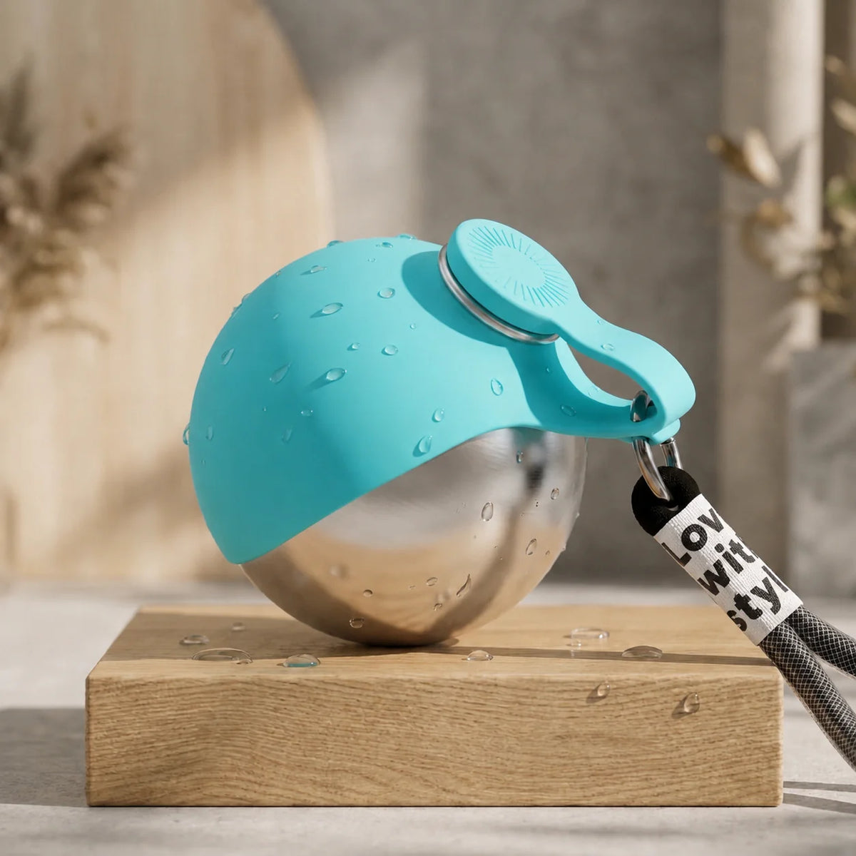Insulated Dog Water Bottle + Bowl