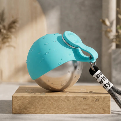 Insulated Dog Water Bottle + Bowl